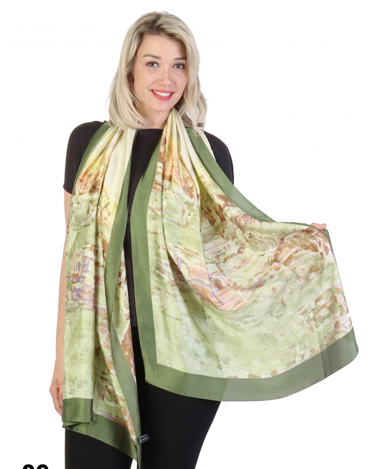 GRAND INT OIL PAINT SCARF SF1666-09