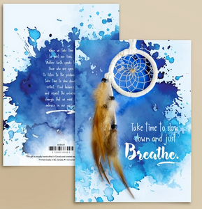 GREETING CARD DREAM CATCHER-BREATHE