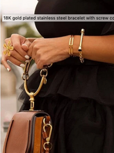 Load image into Gallery viewer, ATELIER SYP 18K GOLD SCREW YOU BRACELET
