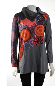 Velvet Tunic Top HI-21278-PK