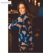 Load image into Gallery viewer, LADIES TIGER PAJAMAS BLUE
