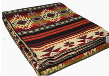 Load image into Gallery viewer, RED TRIBAL ALPACA BLANKET
