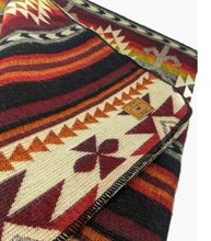 Load image into Gallery viewer, RED TRIBAL ALPACA BLANKET
