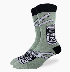 MENS CAN OF WHOOPASS SOCKS