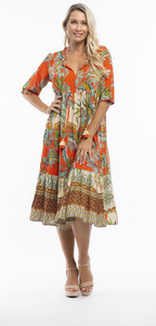 PAMPELONE BOHO MAX DRESS 21-733