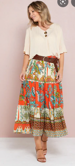 Load image into Gallery viewer, PAMPELONE LAYERED SKIRT 2560

