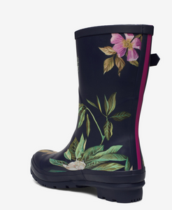 WELLY MID HEIGHT NAVY FLORAL