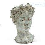 Load image into Gallery viewer, HEAD PLANTER GODDESS-535-LG 10&quot;
