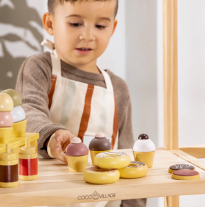 WOODEN PASTRIES PLAYSET