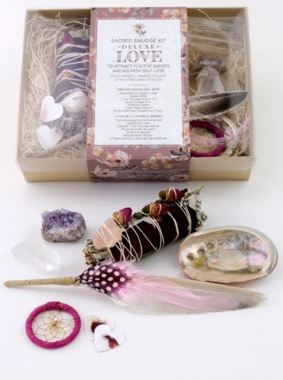 MONAGUE NATIVE CRAFTS LOVE SMUDGE KIT