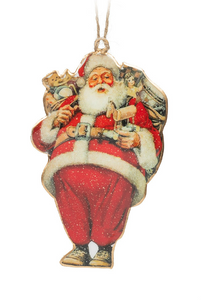 BIG BELLY SANTA ORNAMENT