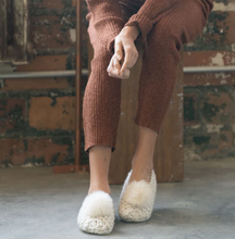 Load image into Gallery viewer, WOMENS POPCORN POM BALLERINA SLIPPERS L-2740-280
