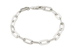 Load image into Gallery viewer, KINDNESS RECYCLED CABLE CHAIN BRACELET
