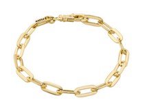 Load image into Gallery viewer, KINDNESS RECYCLED CABLE CHAIN BRACELET
