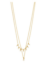 Load image into Gallery viewer, SIA RECYCLED CRYSTAL CHAIN 2 IN 1 NECKLACE
