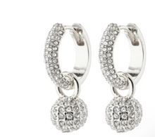 Load image into Gallery viewer, EDTLI CRYSTAL HOOP EARRINGS
