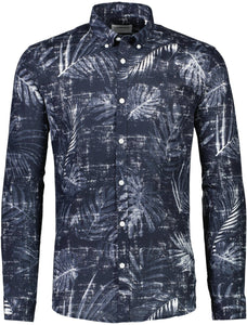 AOP Linen Blend Shirt L/S STYLE: 30-203314AUS