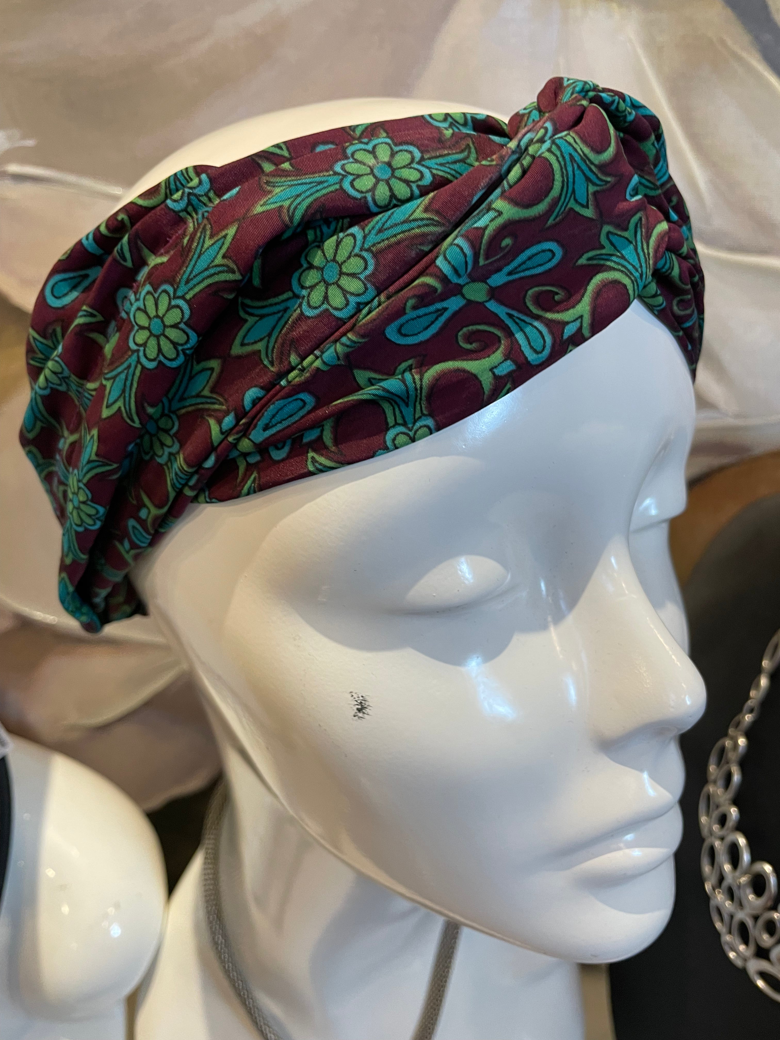SILK HEADBANDS FROM RECYCLED SARIS