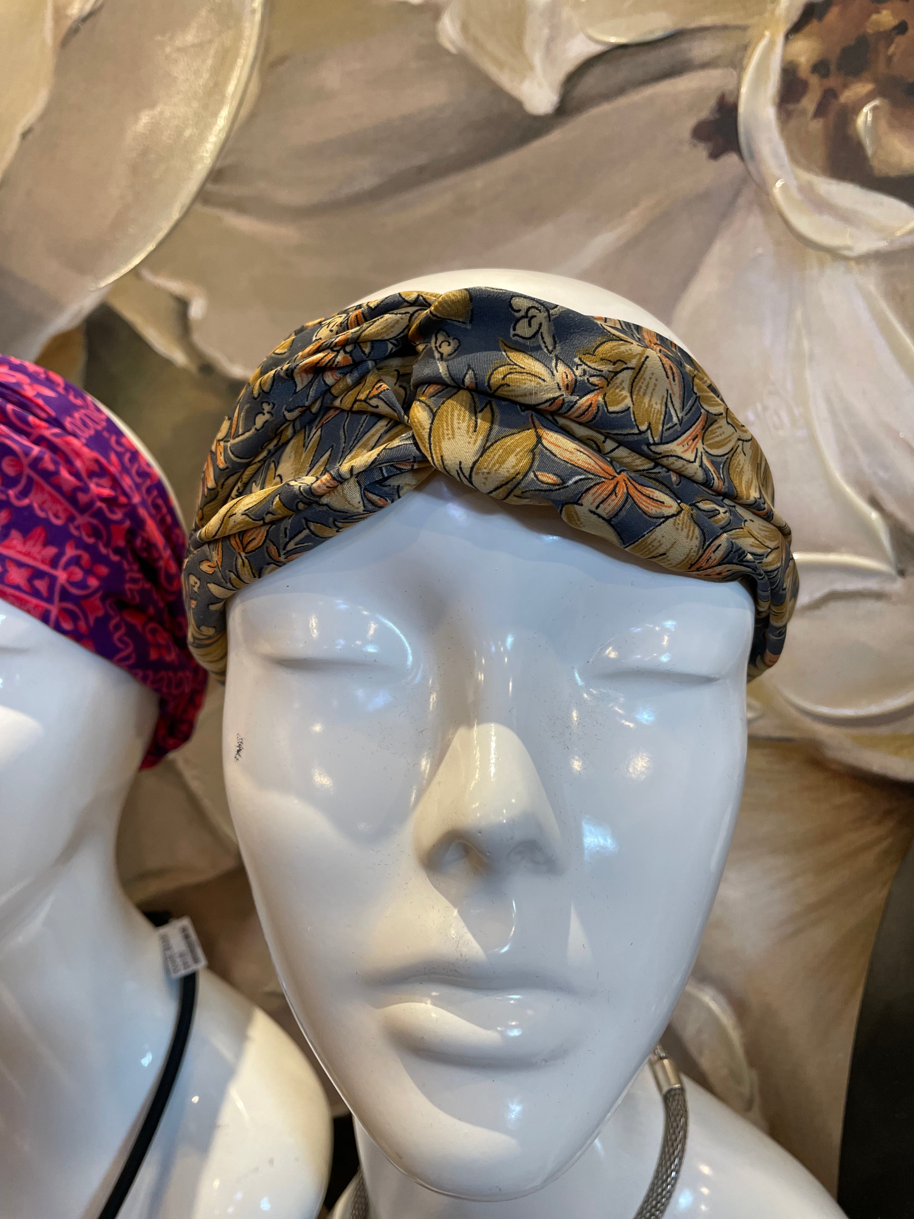 SILK HEADBANDS FROM RECYCLED SARIS